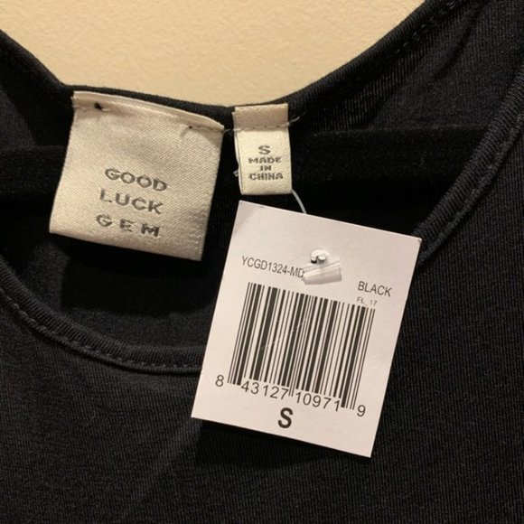 NWT Good Luck Gem Black Maxi Dress Size Small - Picture 3 of 8